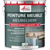 Image de Peinture meuble, cuisine, salle de bain, résine, bois, stratifié, mélaminé, porte, placard, plan de travail : Arcapoxy meuble-2.5 kg (jusqu'à 30 m² en 2 couches) Blanc - RAL 9003-ARCANE INDUSTRIES