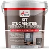 Image de Kit stuc, venitien enduit, stucco, spatulable, décoratif, kit, stuccolis-kit jusqu'à 7 m²Gris Soie-ARCANE INDUSTRIES