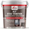Image de Kit stuc, venitien enduit, stucco, spatulable, décoratif, kit, stuccolis-kit jusqu'à 7 m²Ivoire Crème-ARCANE INDUSTRIES