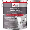 Image de ARCANE INDUSTRIES Peinture sol, résine epoxy, peinture pour sol, salon, cuisine, salle de bains, effet miroir : Revepoxy deco - 10 kg (jusqu'à 50 m² en 2 couches) Telegris 4 - RAL 7047