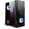 Image de Spirit Of Gamer - Rogue V - PC-Gehäuse ATX/Matx/ITX - Front Und Wand Aus Gehärtetem Glas - 2 Adressierbare RGB-LED-Lüfter 120 Mm - Aura/MSI Mystic/ASROCK 3Pin-Kompatibel (Rogue V)