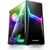 Image de Spirit Of Gamer - Clone 4 - Boitier PC Gamer RGB avec Paroi Transparente en Verre Trempé - Créez Votre PC Gaming - Tour Moyen Compatible ATX/MATX/ITX - 2 Ventilateurs 120mm Adressable Inclus