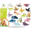 Image de Kit Loisirs Créatifs Enfants - 18 animaux mignons en papier - Origami - Dès 7 ans - Sycomore - CRE44011