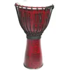 Image de 'Djembe de 12 construído avec pVC. ton principal rojo. décoré également avec motifs africains