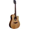 Image de LAG Guitars Tramontane HyVibe 10 THV10DCE-LB Satin E/A westerngitaar met ingebouwd multi-effect en bluetooth