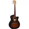 Image de LAG Guitars Tramontane 70 T70ACE Black & Brown elektrisch-akoestische westerngitaar