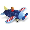 Image de Janod J05205 Magnetic Airplane, Light Blue Dark Blue Red Green