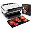 Image de Tefal - Grille-Viande  Optigrill Elite Gc750d12 Inox Plaques Amovibles, 30x20 Cm