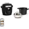 Image de Cookeo MOULINEX CE952810 noir wifi 6 L, 9 modes de cuisson, 150 recettes