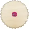 Image de Support gâteau SCRAPCOOKING rond dentelle bois 29cm