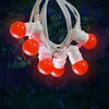 Image de SKYLANTERN Guirlande Lumineuse Guinguette Rouge 10 m Cable Blanc