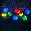 Image de SKYLANTERN Guirlande Guinguette 30M Multicolore IP65 - Guirlande Electrique Exterieur 30 Bulbes ROUGE JAUNE VERT BLEU - Guirlande Guinguette Exterieur Boheme Déco pour Domaines et Parcs