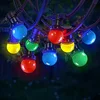Image de SKYLANTERN Guirlande Guinguette 40M Multicolore IP65 - Guirlande Electrique Exterieur 40 Bulbes Rouge Bleu Jaune Vert - Guirlande Guinguette Exterieur Boheme Déco pour Domaines et Parcs