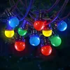 Image de SKYLANTERN Guirlande Guinguette 50M Multicolore IP65 - Guirlande Electrique Exterieur 50 Bulbes Rouge Bleu Jaune Vert - Guirlande Guinguette Exterieur Boheme Déco pour Domaines et Parcs