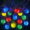 Image de SKYLANTERN Guirlande Guinguette 100 M Multicolore IP65 - Guirlande Electrique Exterieur 100 Bulbes Rouge Bleu Jaune Vert - Guirlande Guinguette Exterieur Boheme Déco pour Domaines et Chateaux