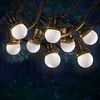 Image de SKYLANTERN Guirlande Guinguette 30M Blanc IP65 - Guirlande Electrique Exterieur 30 Bulbes Blancs - Guirlande Guinguette Exterieur Boheme Déco pour Domaines et Parcs