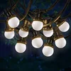 Image de SKYLANTERN Guirlande Guinguette 50M Blanc IP65 - Guirlande Electrique Exterieur 50 Bulbes - Guirlande Guinguette Exterieur Boheme Déco pour Domaines et Parcs