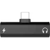 Image de Adaptateur USB C MOBILITY LAB USB-C vers Jack + Charge rapide noir