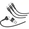 Image de Câble trio MOBILITY LAB 3 en 2 Lightning micro USB  USBC 1m tres