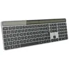 Image de Mobility Lab   KS720W   Clavier sans Fil Solaire   AZERTY, 3 x Bluetooth, 17 raccourcis multimédia, Recharge Solaire ou Via USB-C   Windows
