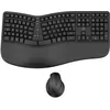 Image de Mobility Lab   Ergo C30W   Combo Clavier + Souris sans Fil Ergonomique   AZERTY, Repose-Poignets, Disposition Ergonomique, Inclinaison Ajustable du Clavier, DPI réglables   Windows