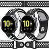 Image de Bracelet IBROZ Samsung/Huawei Sport 20mm blanc+gris x2