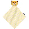 Image de Doudou plat 28cm coton bio Lion Coq en Pâte® - Doudou Coton bio 21DOULIO