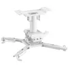 Image de KIMEX 052-3000 Support Plafond vidéoprojecteur Support Projecteur, Hauteur 25cm, Blanc