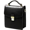 Image de Sacoche Gérard Henon Cuir De Vachette Gras Pleine Fleur GH 5211, Noir, Taille unique