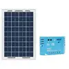 Image de Ohm-Easy Kit Panneau Solaire polycristallin 10W 12V et régulateur 5A