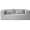 Image de Lisa Design - Canapé Stella en Velours Côtelé - Sofa Gris Clair 2 Places - Salon