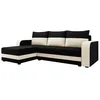 Image de Best Mobilier - Canapé d'Angle Convertible Réversible Harvey en Tissu - Canapé Lit - Sofa Gris 4 Places - Angle Droit - ou Gauche - Salon