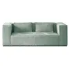 Image de Lisa Design - Canapé Stella en Velours Côtelé - Sofa Bleu 2 Places - Salon