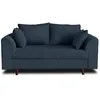 Image de Lisa Design - Canapé Rune en Velours Côtelé - Sofa Bleu Nuit 2 Places - Salon