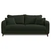 Image de Lisa Design - Canapé Albane en Velours Côtelé - Sofa Vert 3 Places - Salon