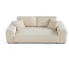 Image de Lisa Design - Canapé Garance en Velours Côtelé - Sofa Beige 3 Places - Salon