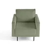 Image de Lisa Design - Fauteuil Charlie en Velours Côtelé Vert Sauge - Salon