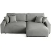 Image de Lisa Design - Canapé d'Angle Convertible avec Coffre Réversible Pivoine en Velours - Canapé Lit - Sofa Gris 4 Places - Angle Droit - ou Gauche - Salon