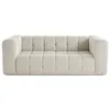 Image de Lisa Design - Canapé Suzano en Tissu Mailles 3D - Sofa Beige 3 Places - Salon