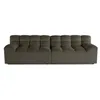 Image de Lisa Design - Canapé Napoli en Velours - Sofa Gris 4 Places - Salon