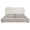 Image de Best Mobilier - Hugo - lit coffre - 160x200 cm - en tissu bouclette, Beige