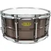 Image de WorldMax 14x6.5 inch Brushed Red Copper Brass Shell snaredrum