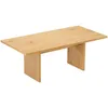 Image de Table basse ALMA en aggloméré style scandinave, 120cm de longueur, design rectangulaire