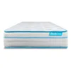 Image de Ensemble 90x200 Matelas BodyMax Micro Ressorts ensachés et mémoire de Forme + sommier kit Blanc | Epaisseur : 26 cm | Confort : Equilibré