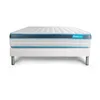 Image de Ensemble 140x190 Matelas Bodyfit à mémoire de Forme + sommier kit Blanc | Epaisseur : 24 cm | Confort : Ferme