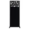 Image de Casanoov Lot de 3 panneaux décoratifs SUNNY noir H.160cm motifs sur le haut