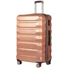 Image de BEMON Valise Rigide en Coque 4 Roues 75cm Nice Rose, Rose, 75 x 46 x 30/34cm, Valise