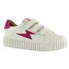 Image de Vanessa Wu Baskets Basses Vicky Fushia, Blanc, 39 EU