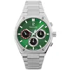 Image de Montre Pierre Lannier acier cadran vert collection Copilote