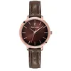 Image de Montre femme Pierre Lannier cuir chocolat collection Chouquette